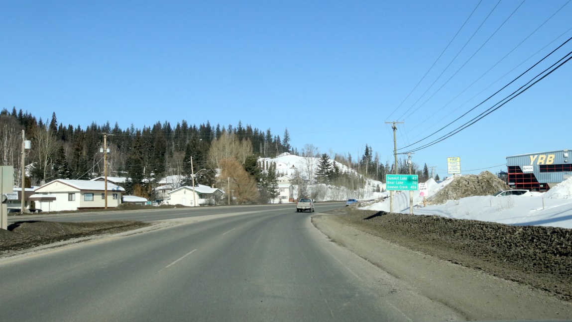 Leaving Prince George