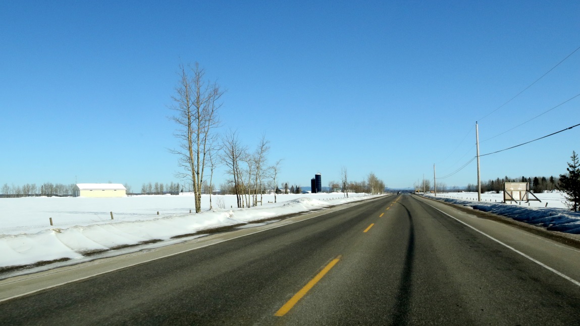 Ten miles North of Prince George