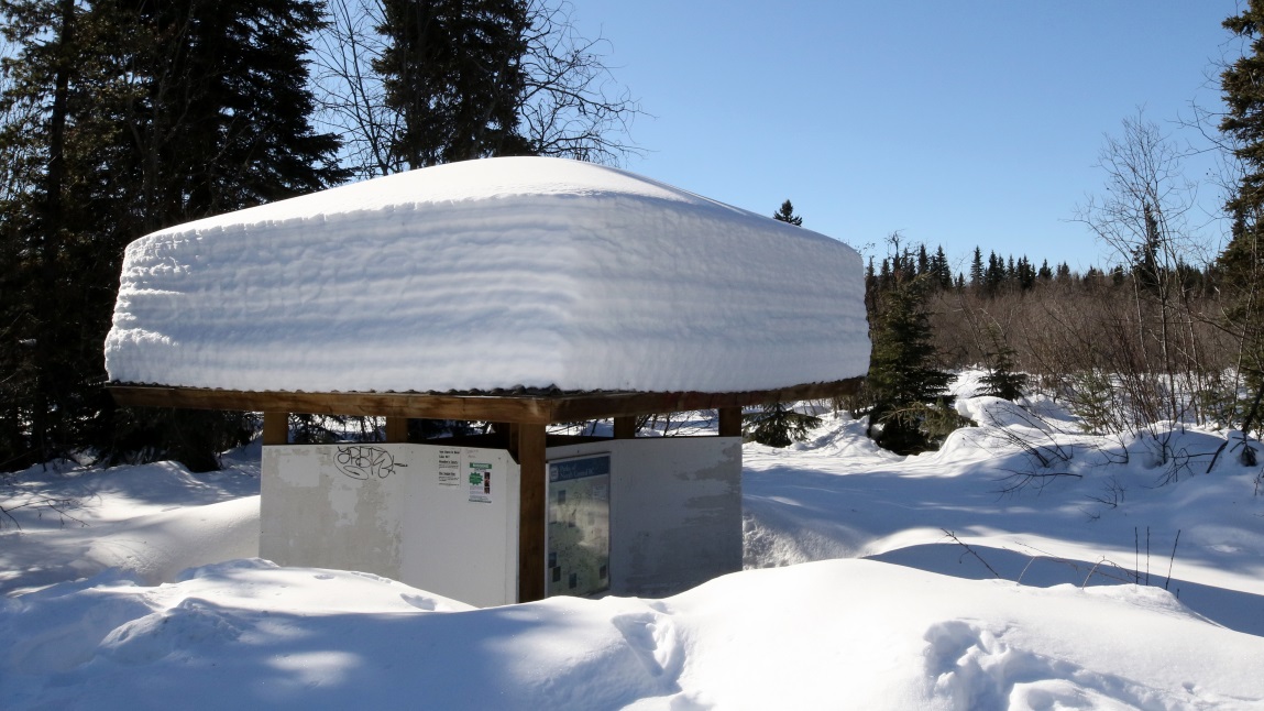 Rest area 15 miles South of McLeod Lake