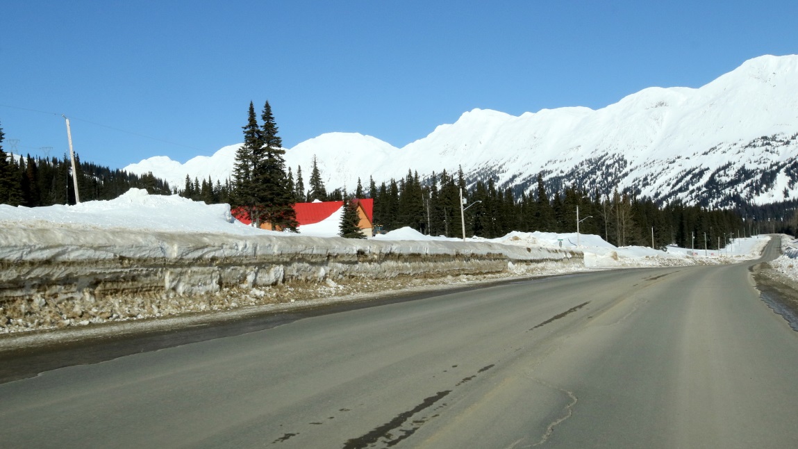 Turnoff to Powder King Mountain Resort
