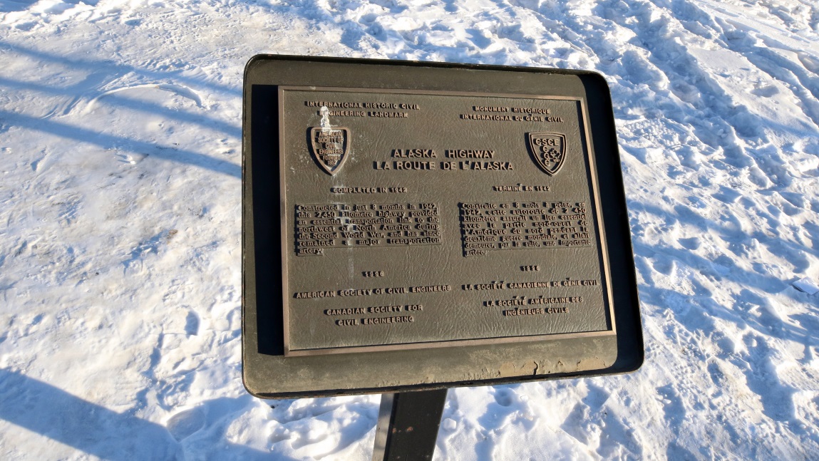 Beginning of the Alaska Highway