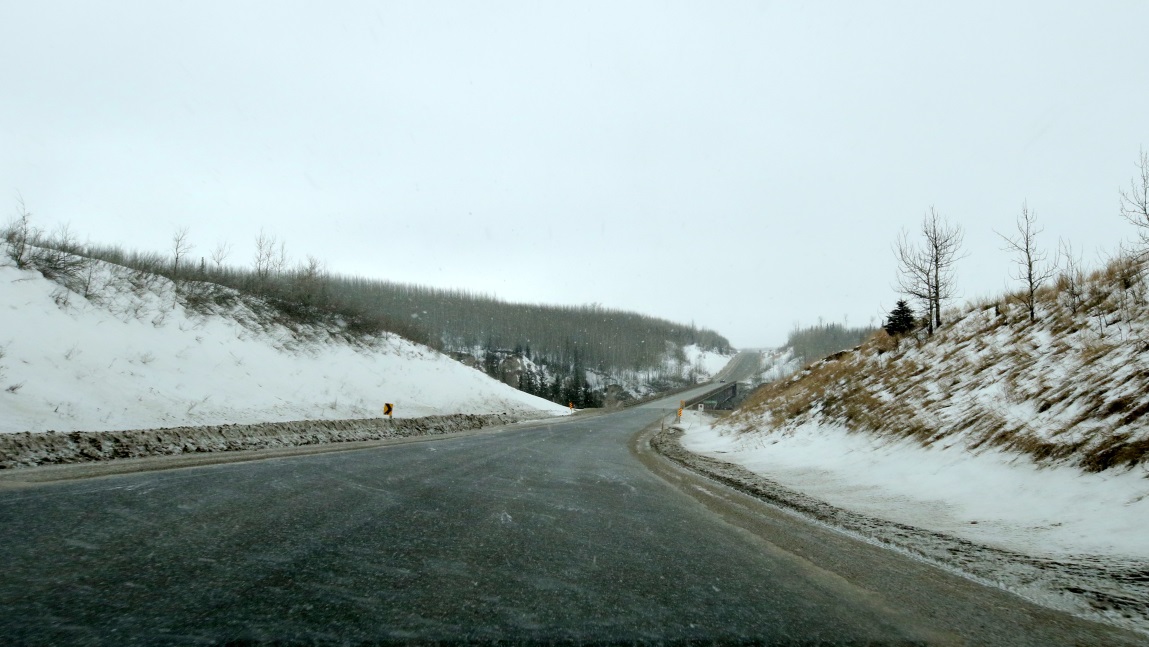 Crossing the Kiskatinaw River