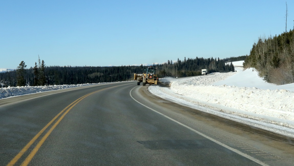 Plowing 7 miles east of Pink Mountain