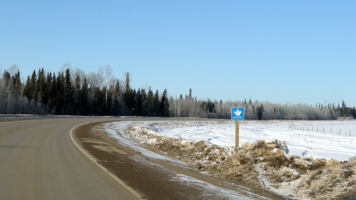 Trans-Canada trail sign