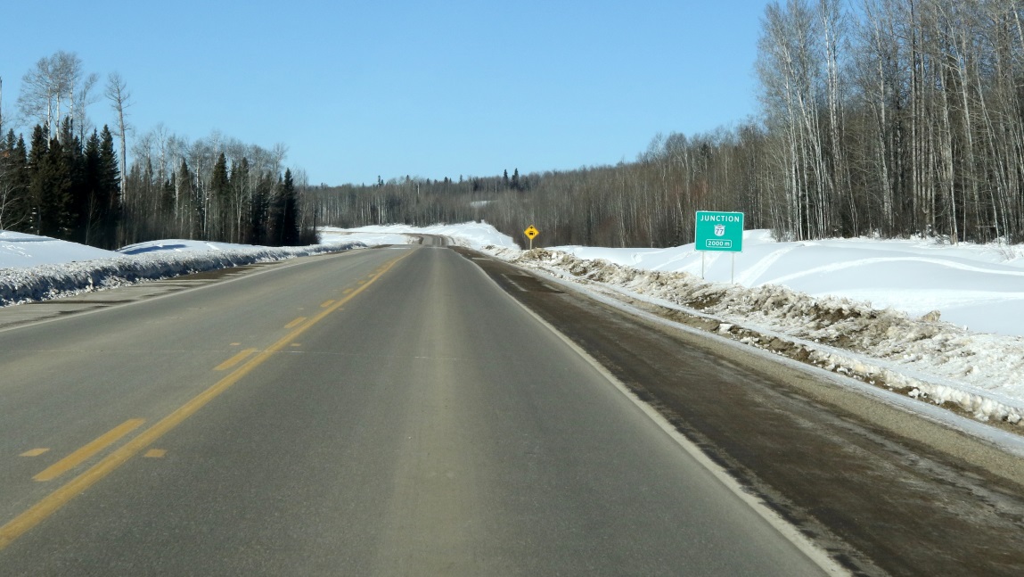 Junction with Route 77