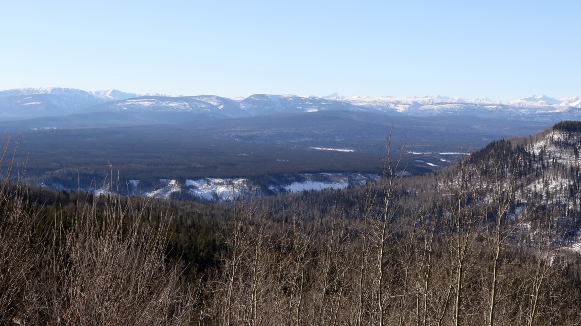 Testa River valley from Steamboat