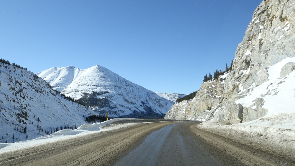 Three miles West of Summit Lake