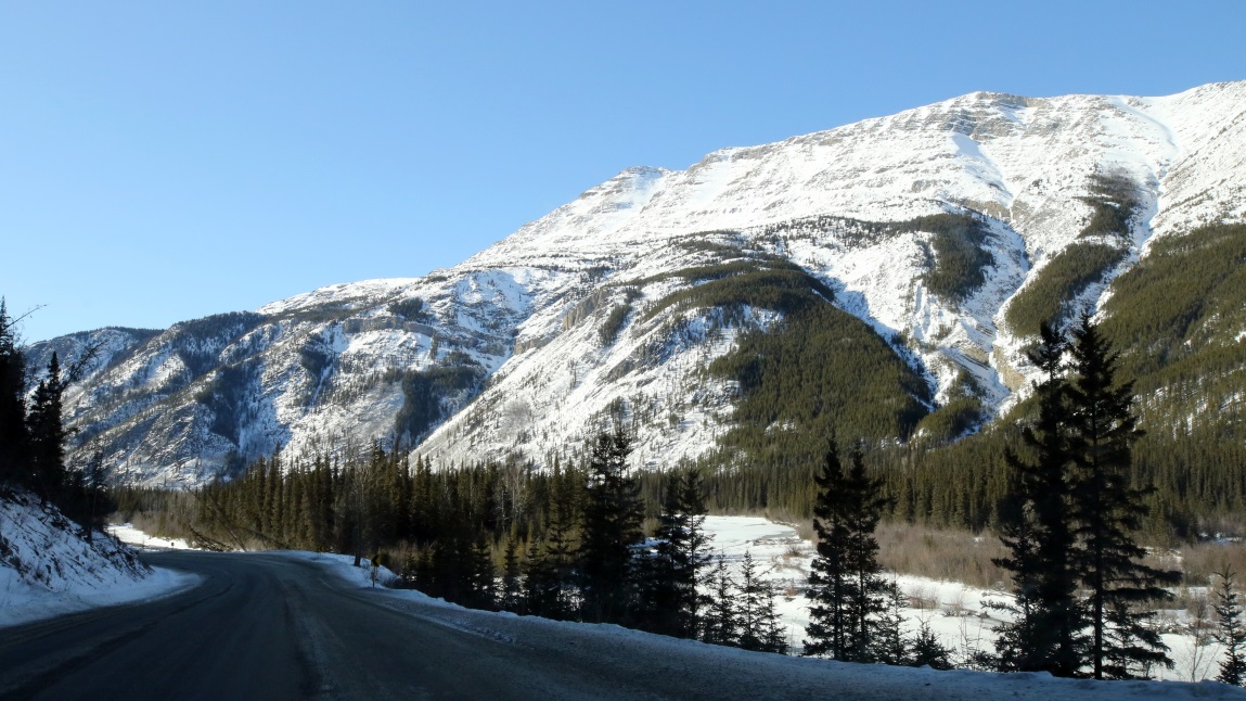 Thirteen miles West of Toad River