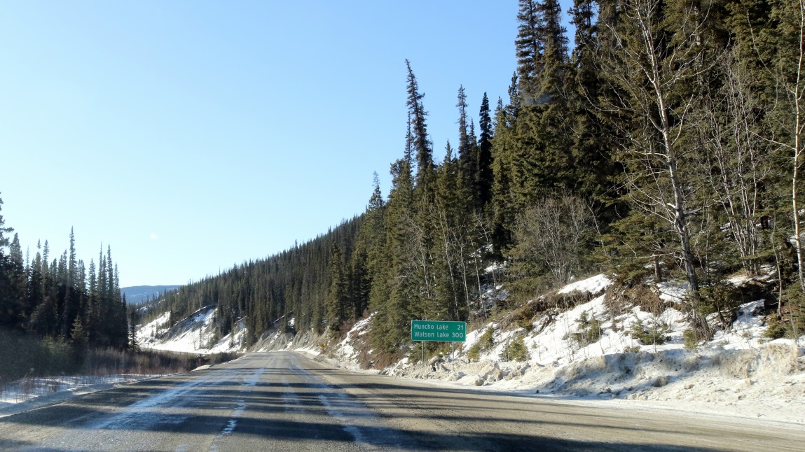 Distance sign