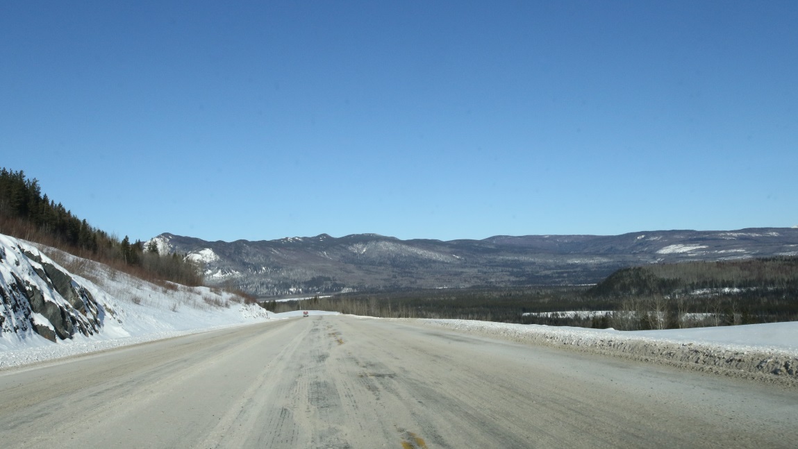 Ten miles South of Liard River