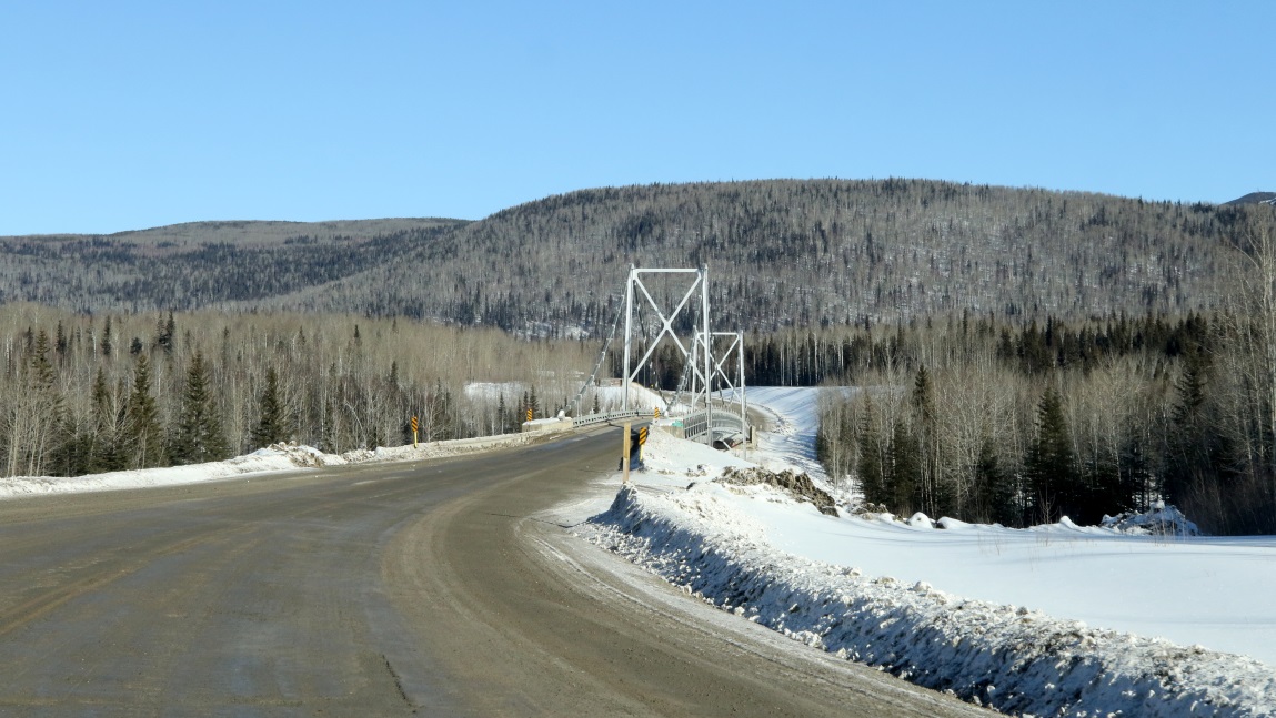 Liard River crossing