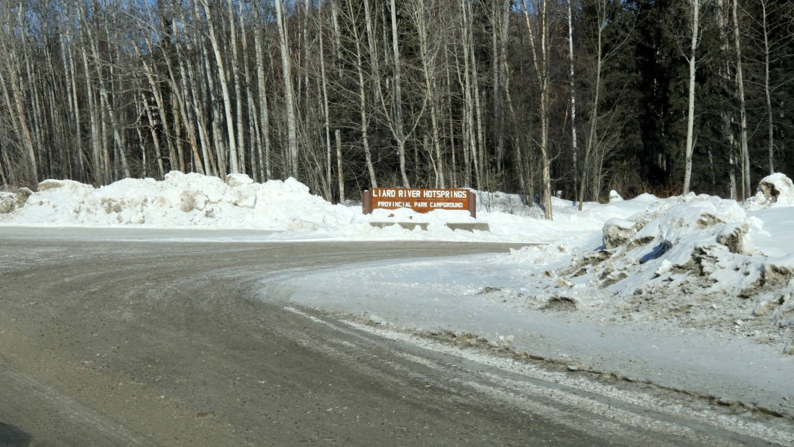 Liard River campground