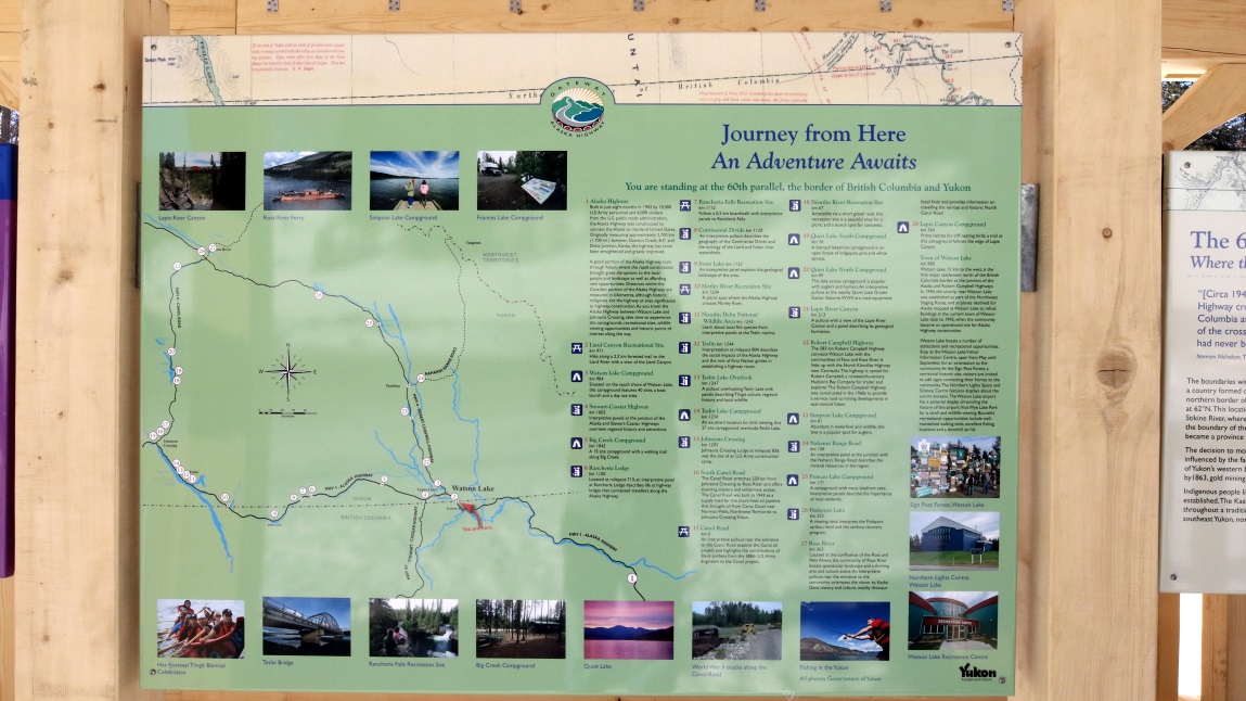 60th Parallel rest stop