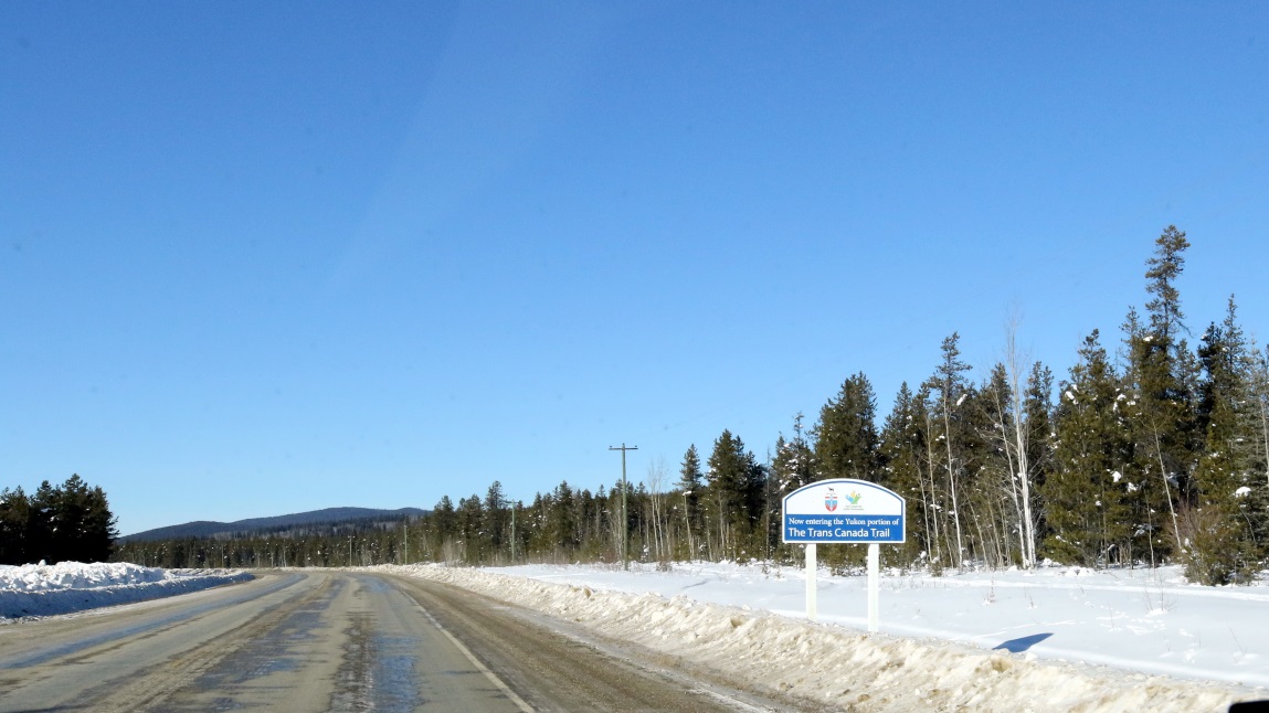 Seven miles East of Watson Lake