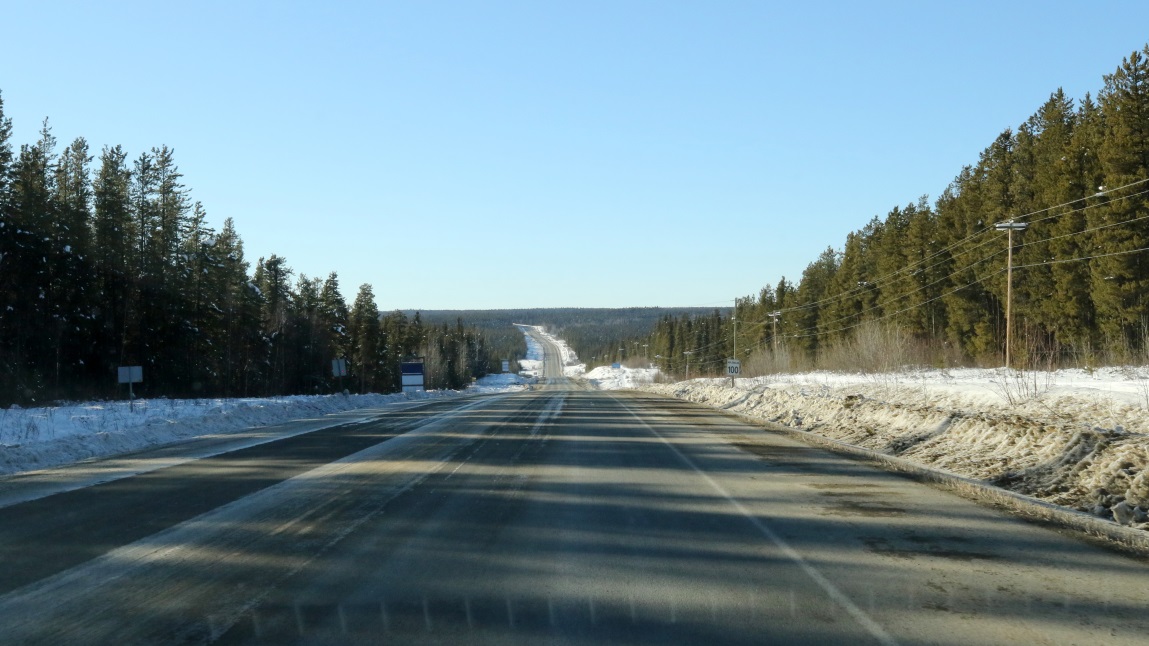 Departing Watson Lake
