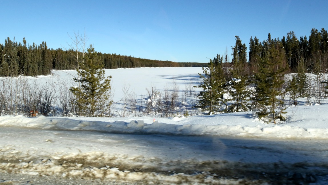 Four miles South of the Alaska Highway