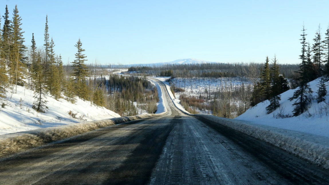 Twelve miles South of the Alaska Highway
