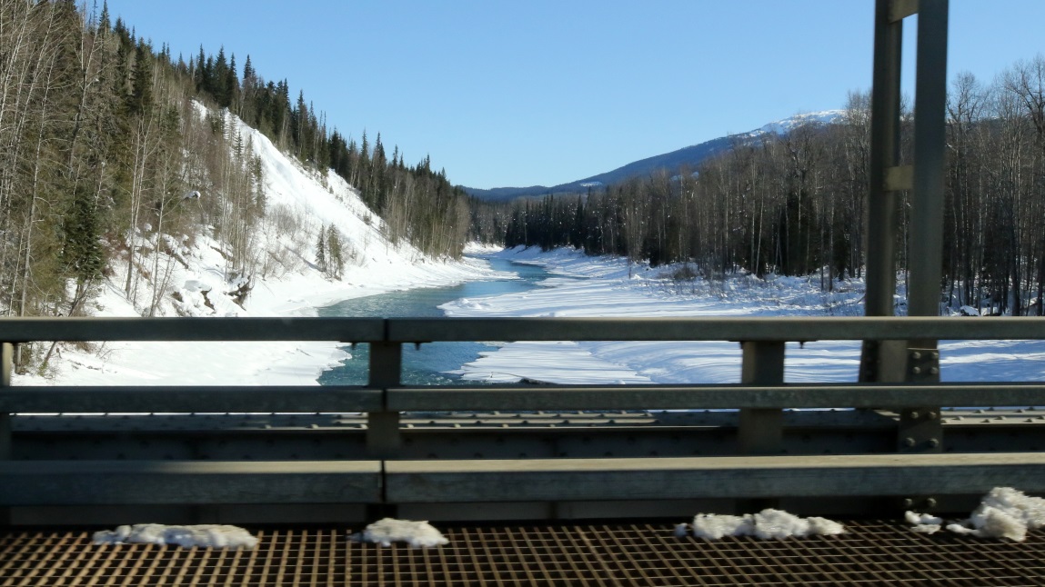 Crossing the Bell-Irving River