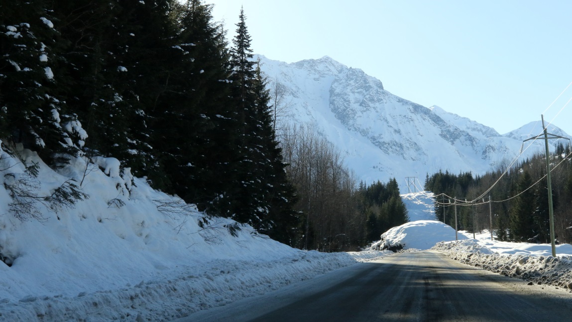 Six miles West of Meziadin Junction