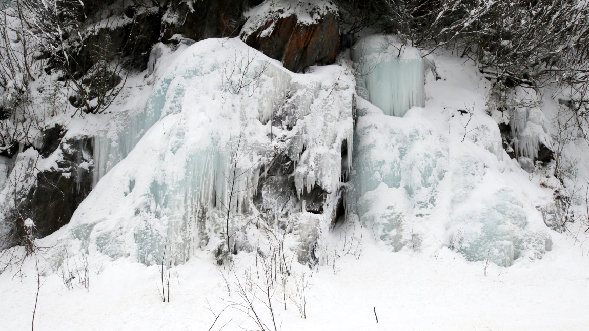Icefalls eighteen miles North of Stewart