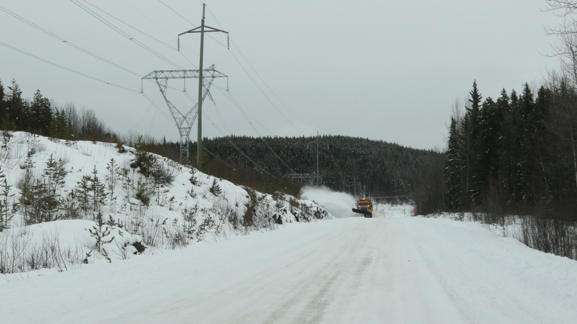 Plowing 40 miles South of Meziadin Junction