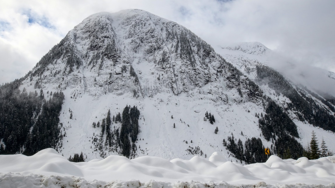Descending from Shames Mountain Ski Area