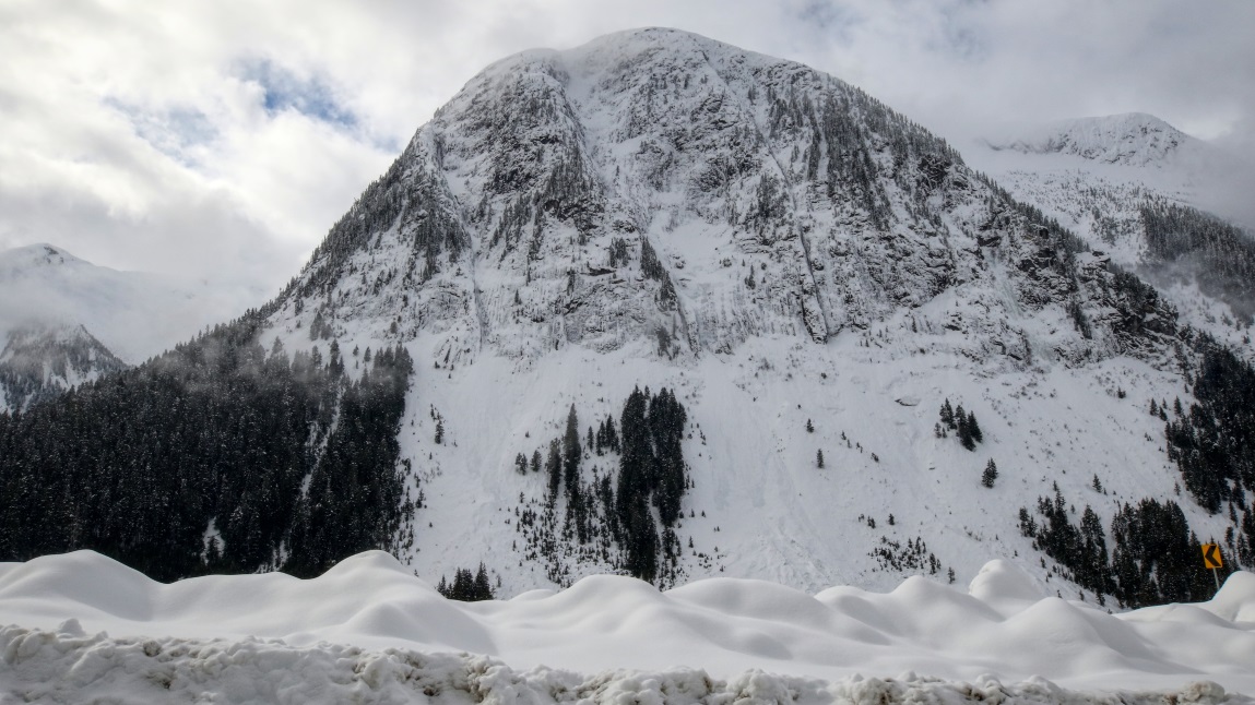 Descending from Shames Mountain Ski Area