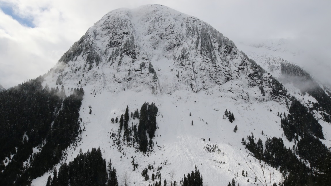 Impressive mountain near Shames Mountain