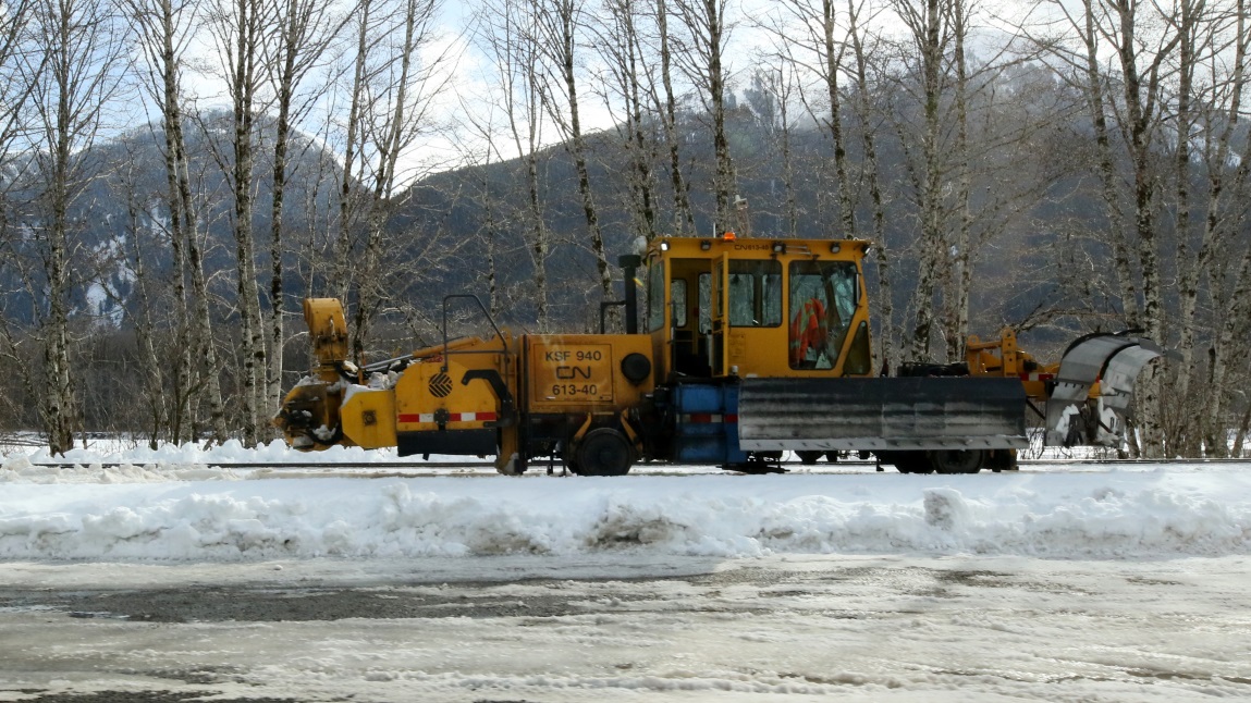 Rail plow