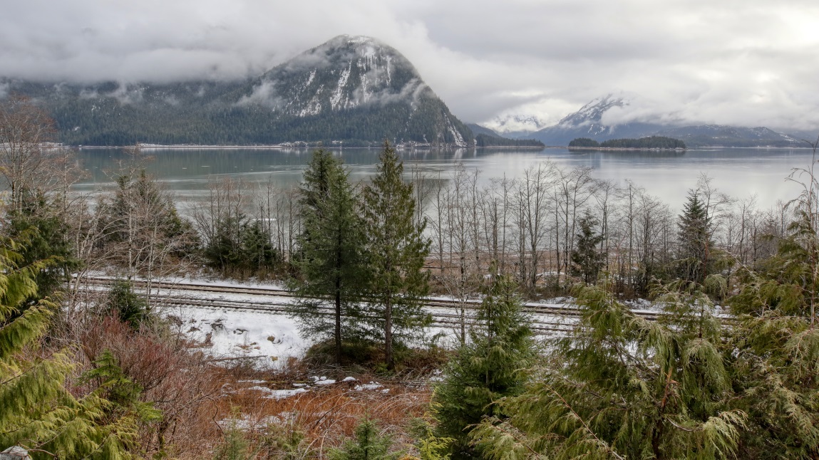 Looking across the Skeena River