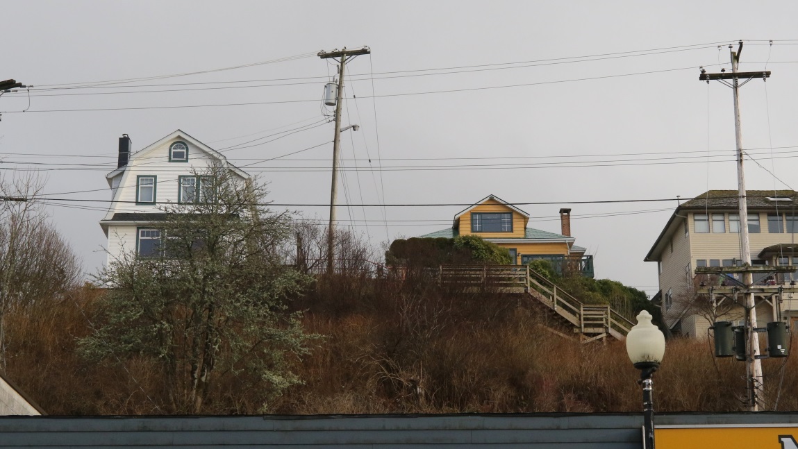 Houses up on 4th Avenue