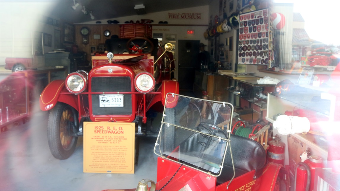 Looking through the fire museum window