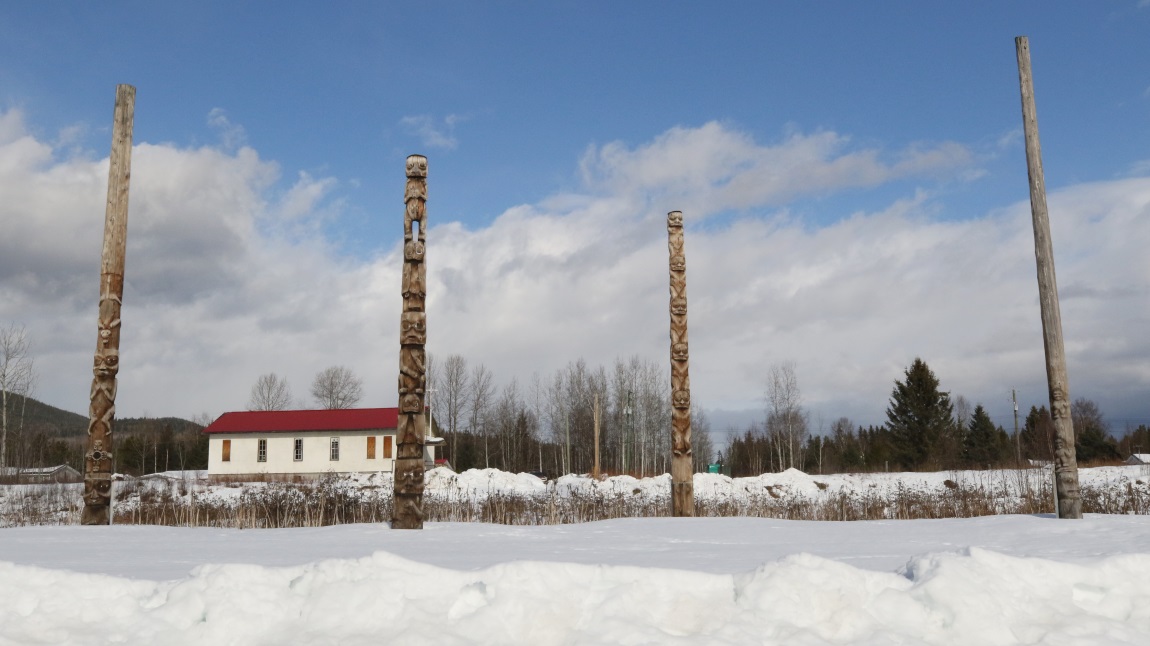 Kispiox totem poles