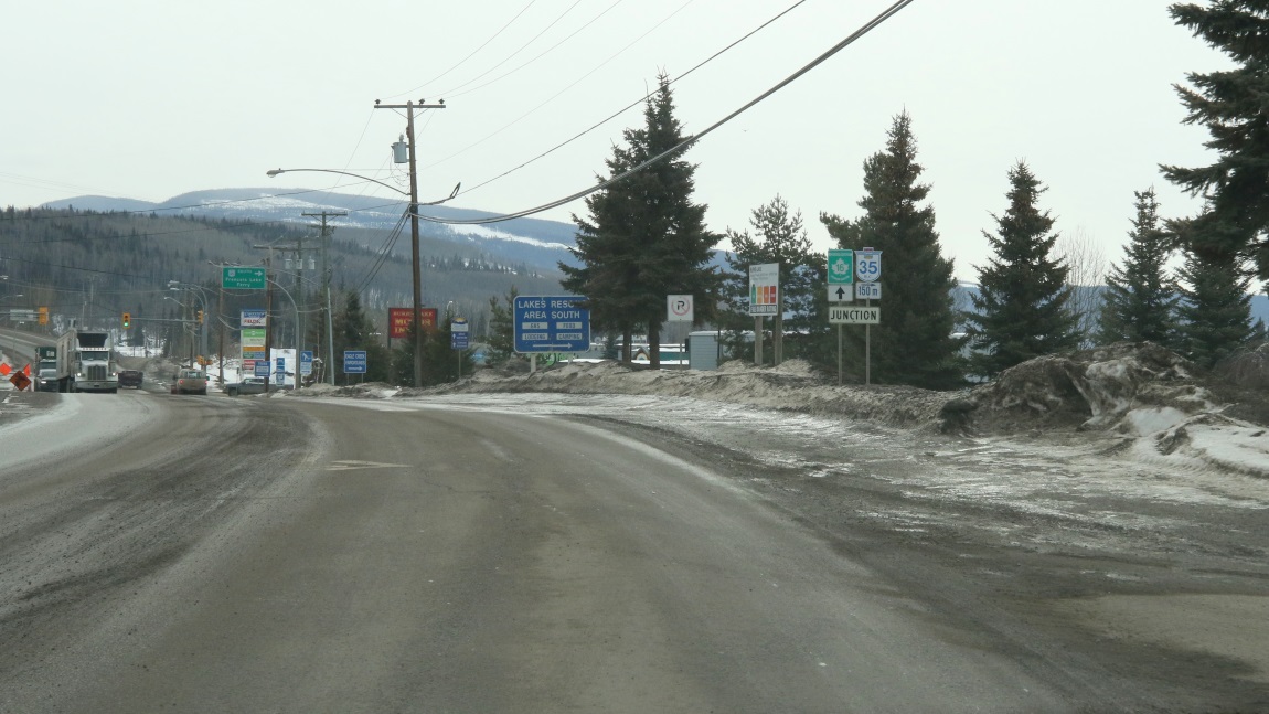 Departing Burns Lake