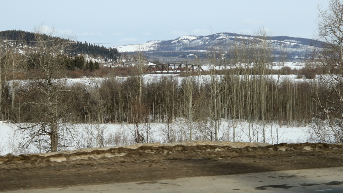 Rail bridge in Stellako