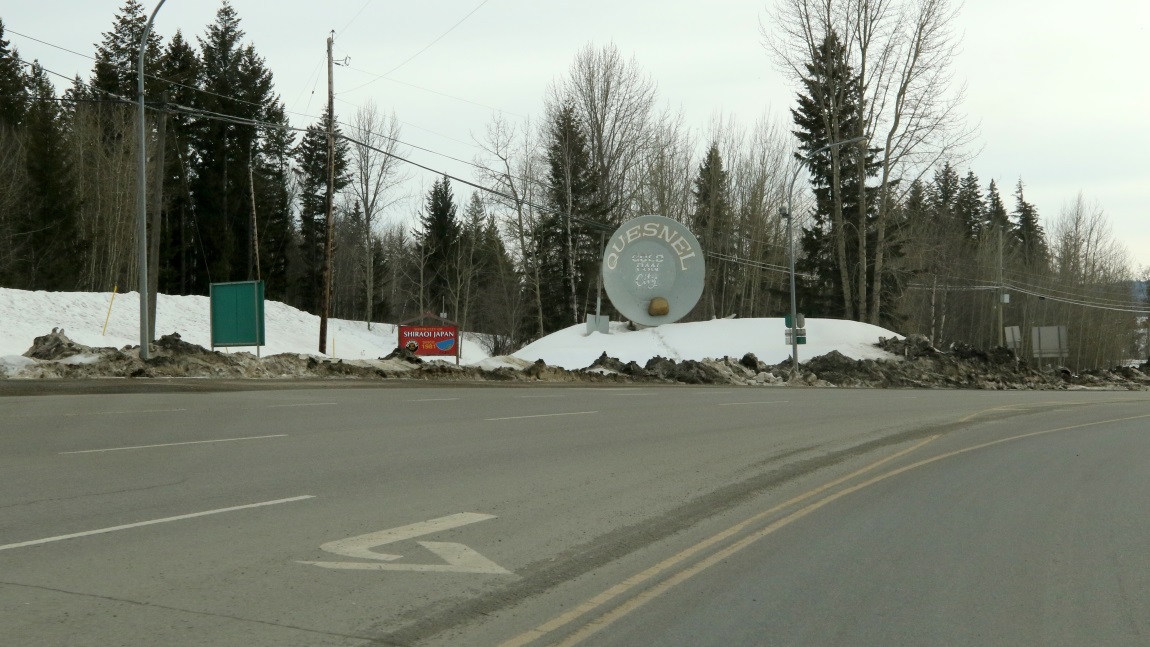 Unique sign for Quesnel