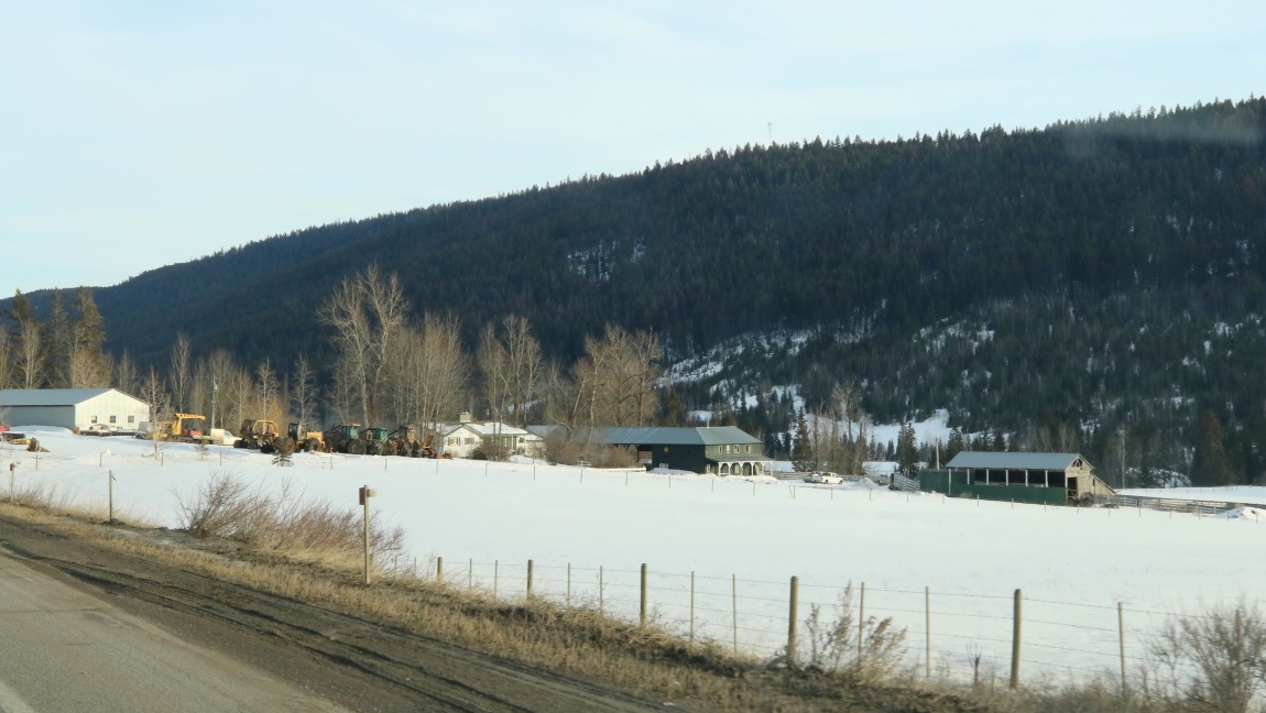 Seven miles South of Soda Creek
