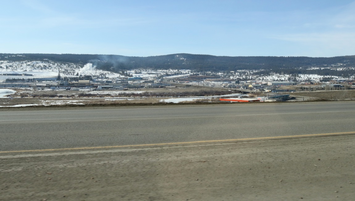 Overlooking part of town