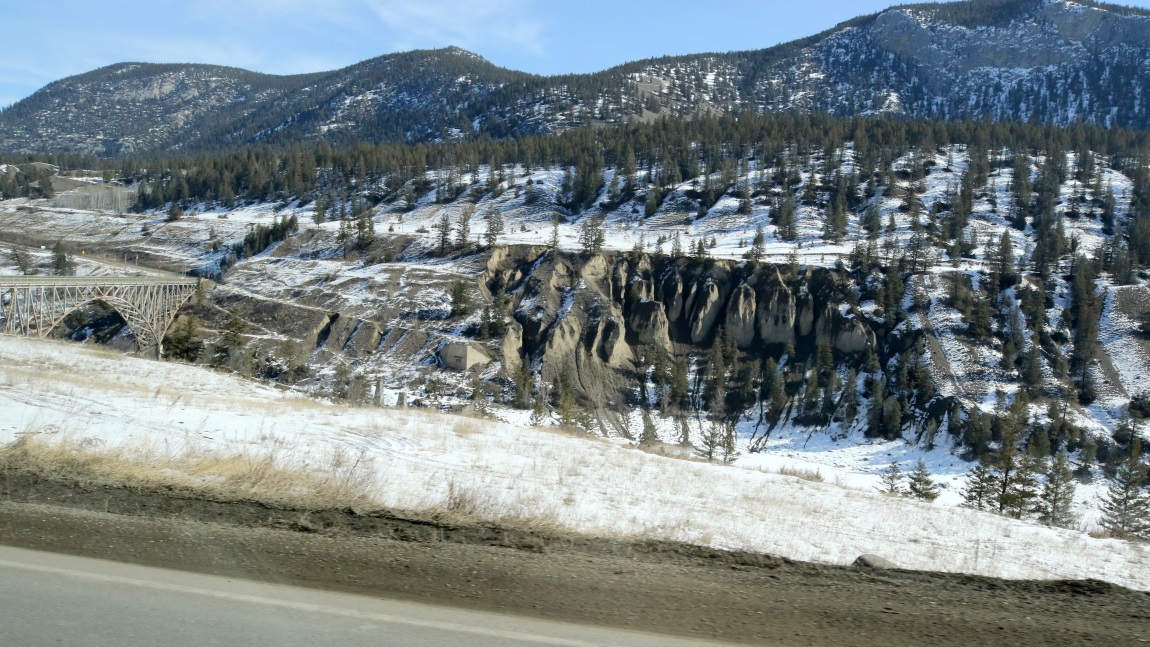 Looking back at the Fraser River crossing