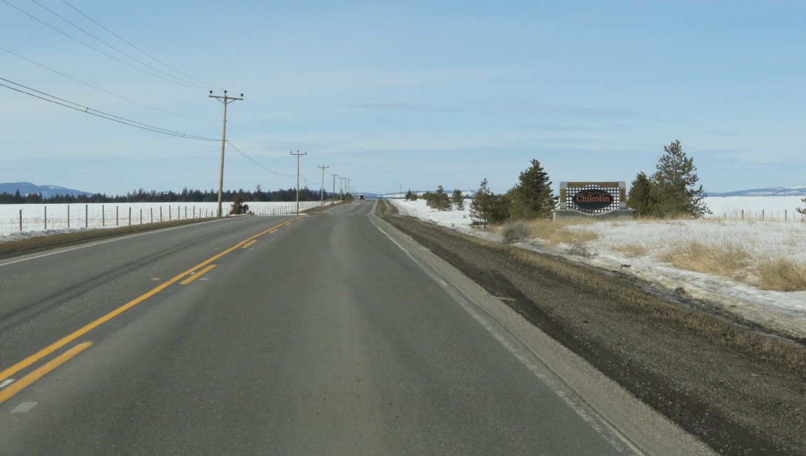 Entering Chilcotin Forest