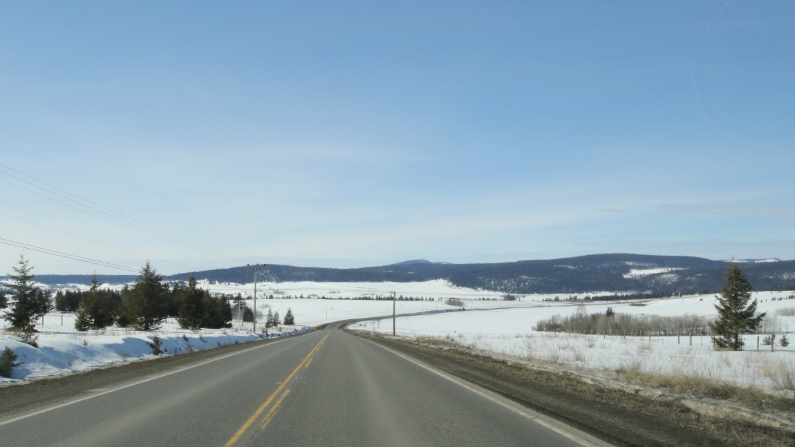 Three miles East of Riske Creek