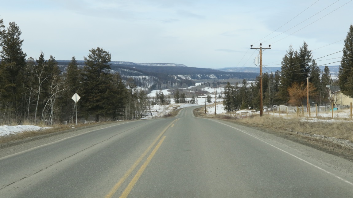 Eleven miles Southeast of Alexis Creek