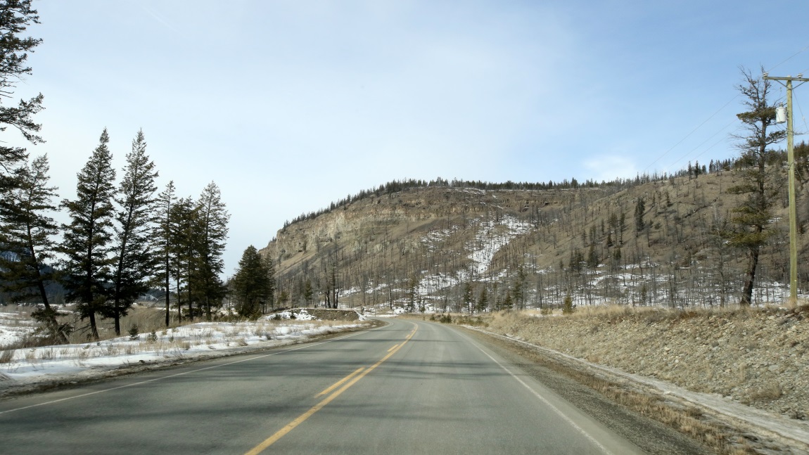 Four miles West of Alexis Creek