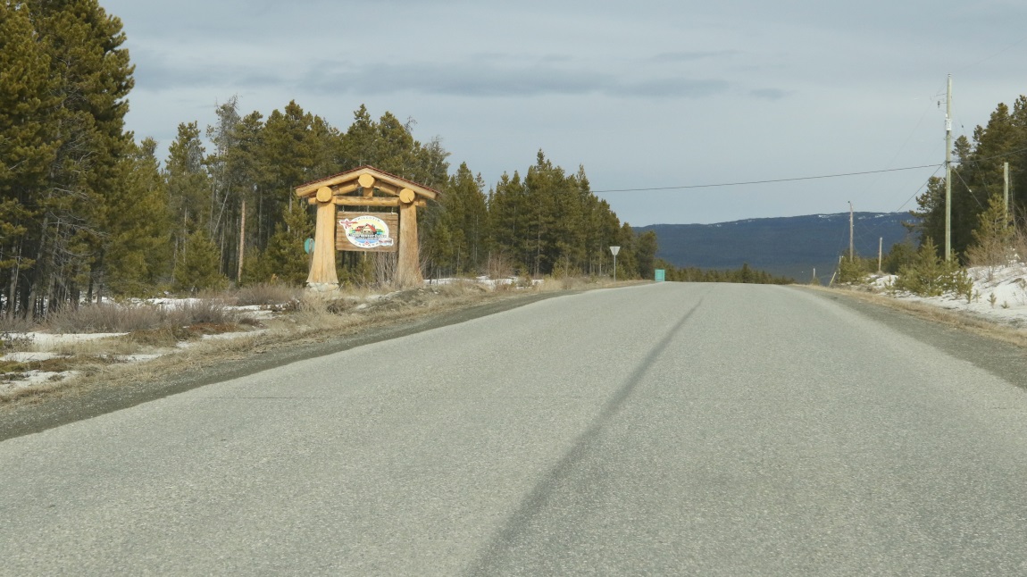 Twenty miles West of Kleena Kleene