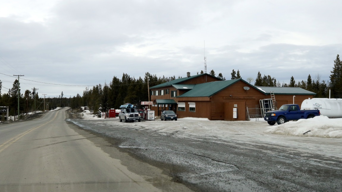 Gas is available in Nimpo Lake
