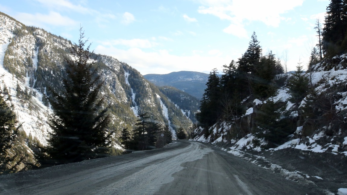 Descent into Heckman Pass