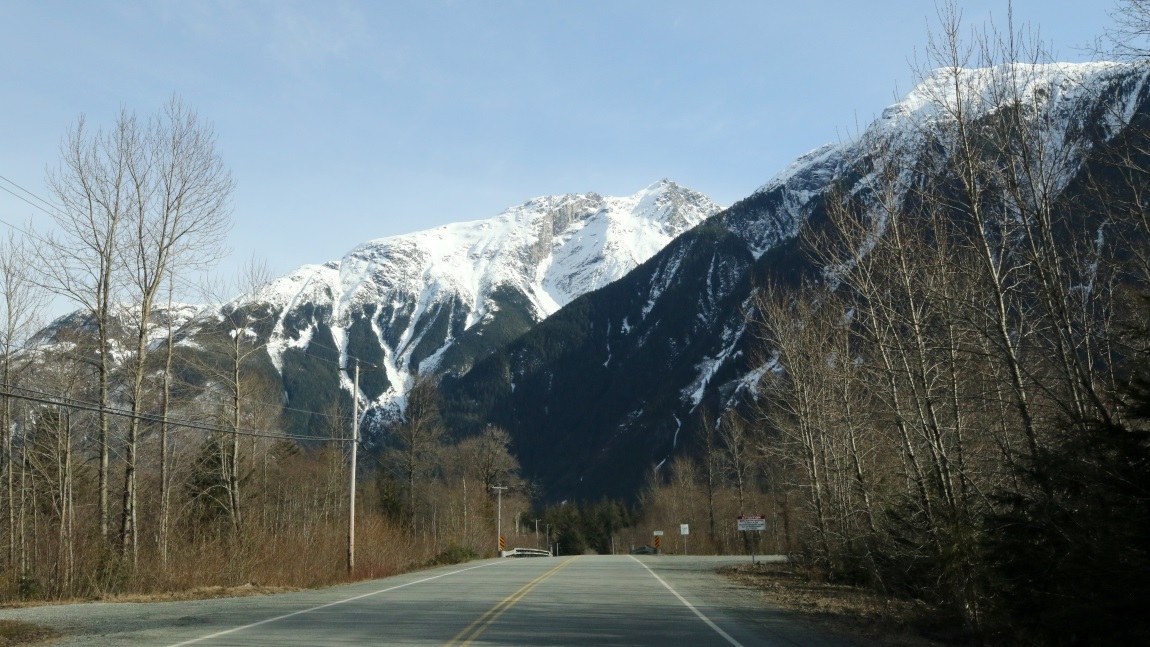 Driving out of Bella Coola