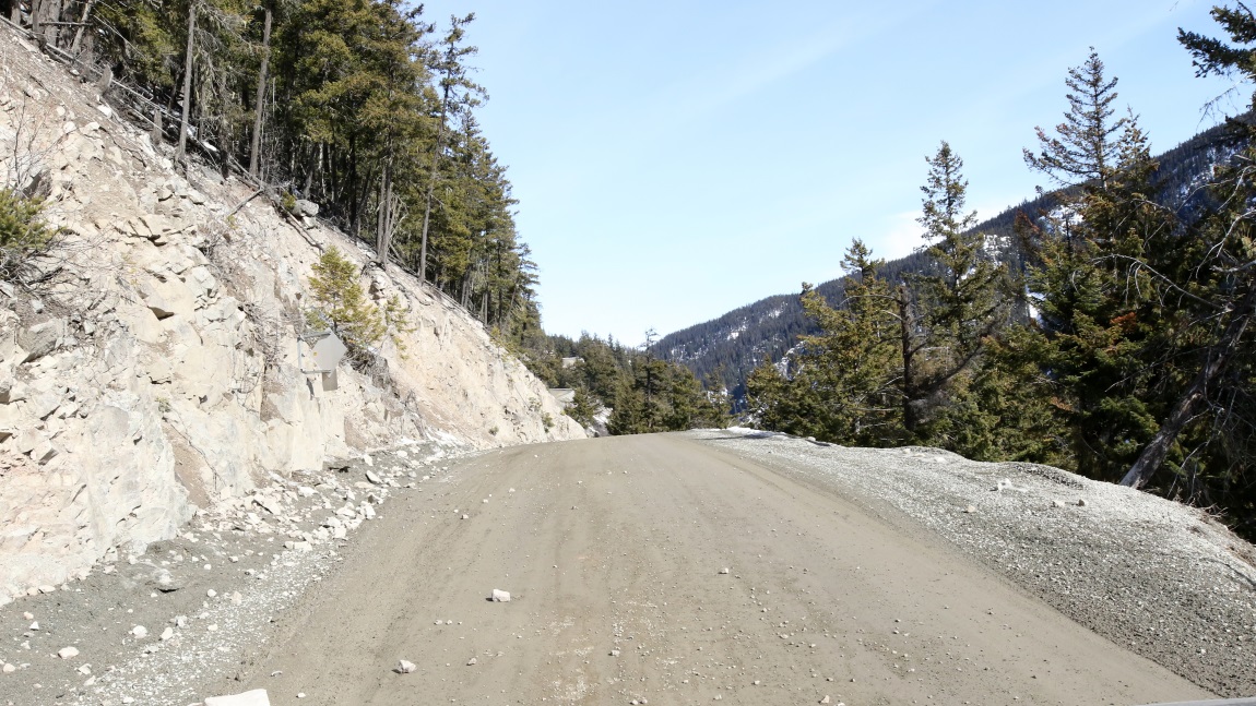 Stopping in Heckman Pass