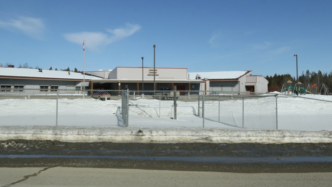 Large school in Anahim Lake