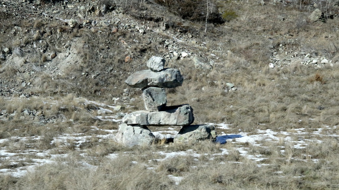 Stone person
